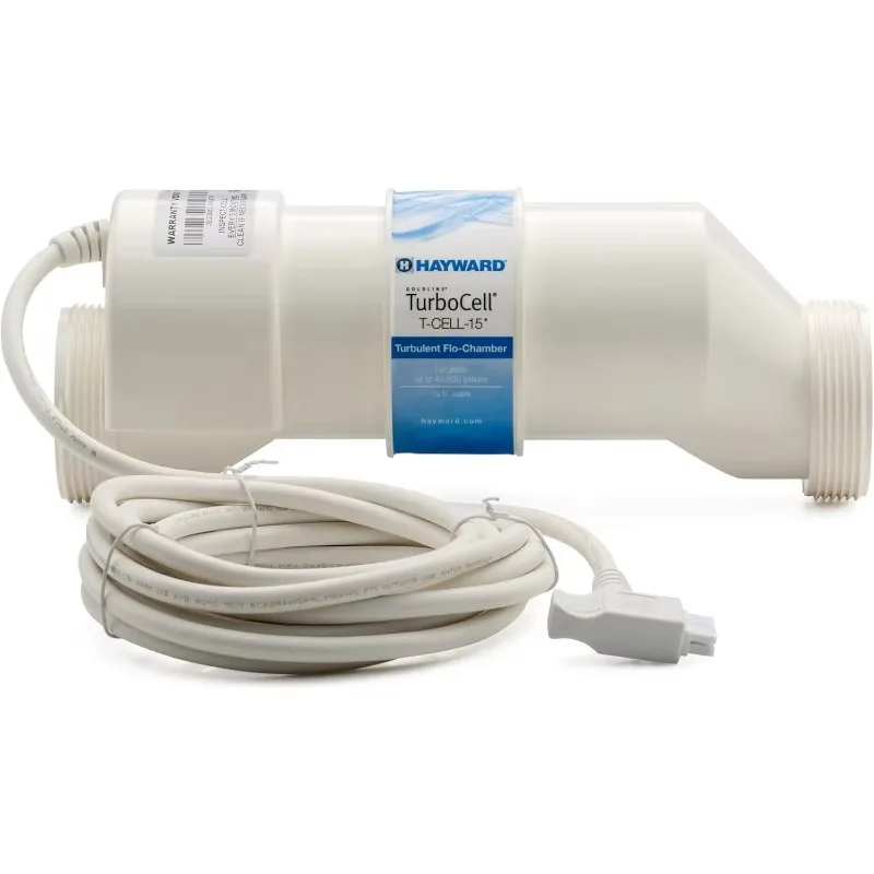 W3T-CELL-15 TurboCell Salt Chlorination Cell for In-Ground Swimming Pools up to 40,000 Gallons,Authenticity guarantee