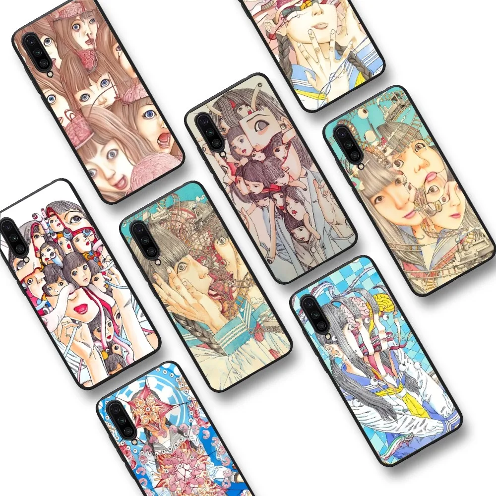 Shintaro kago horror cartoons telefon hülle für xiaomi mi 5x8 9 10 11 12 lite pro 10t pocox3pro pocom3 note 10 pro lite