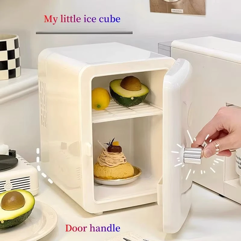 4L Mini Personal Compressor Refrigerator, Portable Cooler and Warmer Refrigerator for Skin Care,Cosmetics,Beverage,Food,Camping