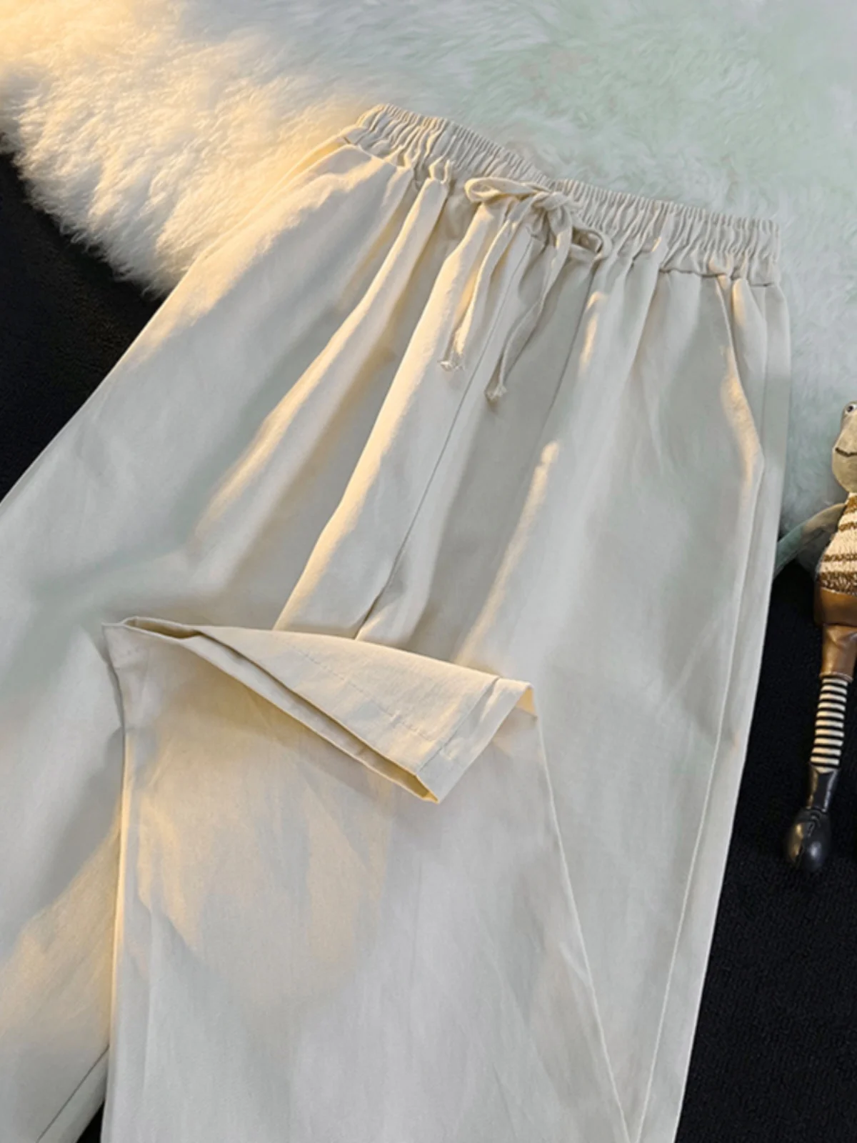 

Мужские брюки прямого кроя Pure Color: модные, молодежные, универсальные, свободные, повседневные, винтажные, укороченные (до щиколотки), для осени и весны