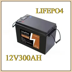 12v 200AH 300AH LifePo4 BMS Lithium Battery Can be Used for 12.8V RV Camper Van, Golf Cart, Off-Road