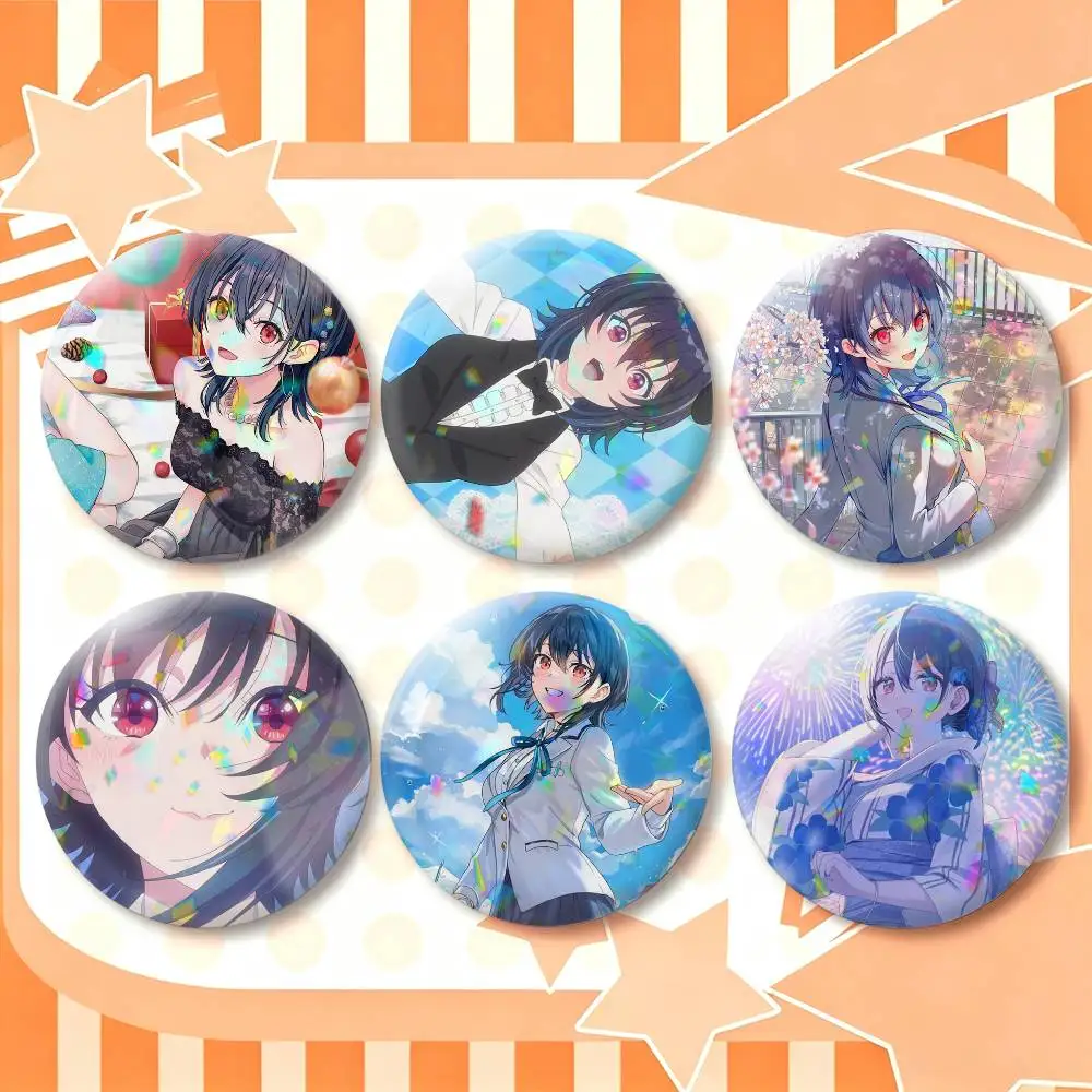 Umi Asanagi  25mm 32mm 44mm 58mm 75mm Brooches Badges Pins for Accessories Gift