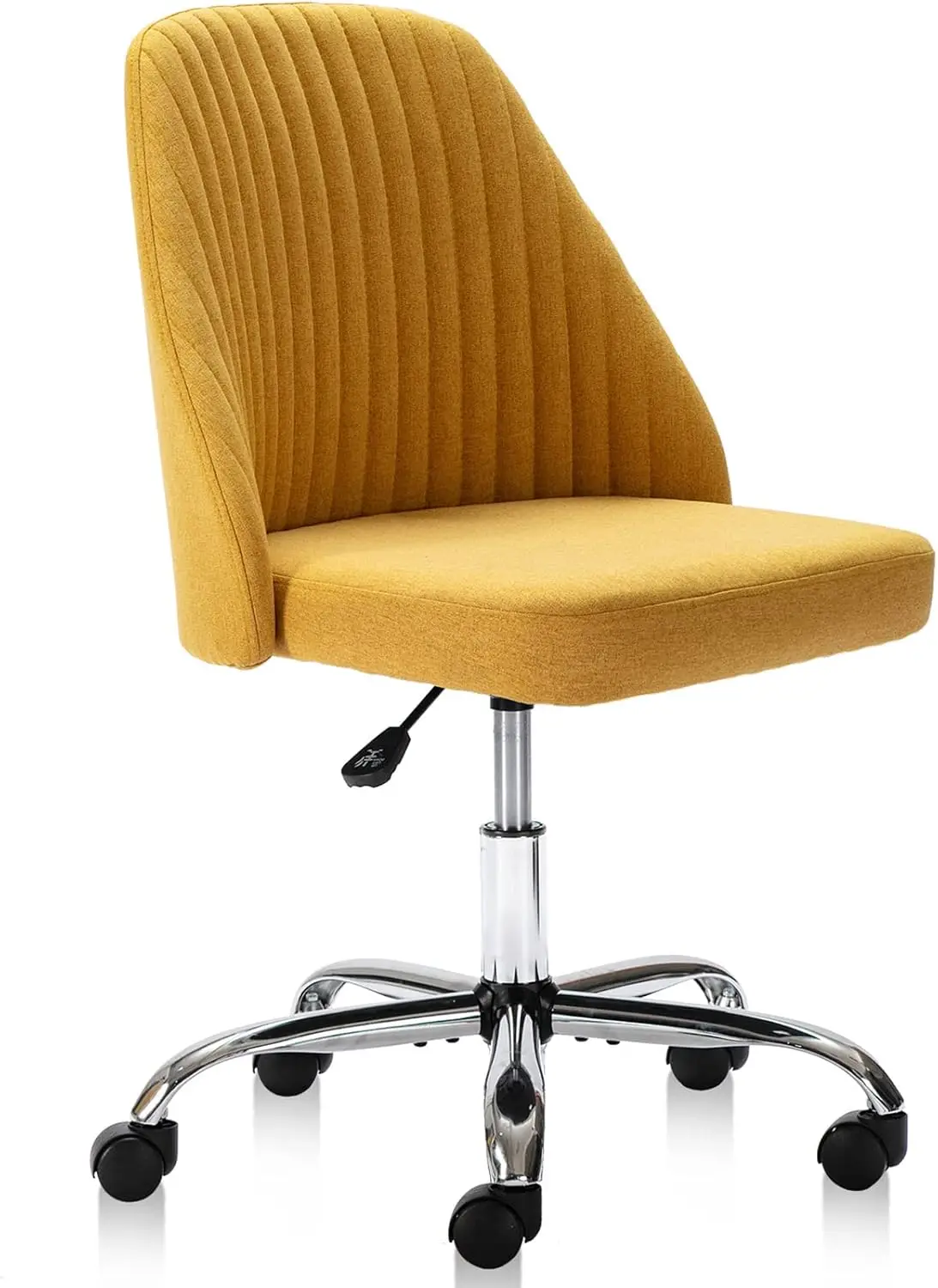 

Office Desk Chair, Modern Cute Rolling Vanity Swivel Task Chairs with Wheels, for Home, Bedrooms, Office, Study, Student,Make-up