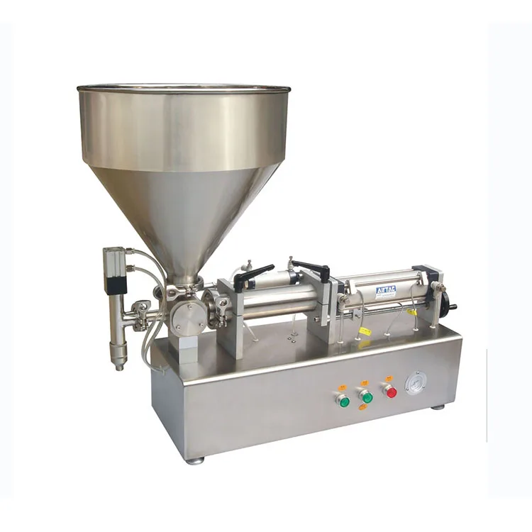 

PPF-1000T Hualian Big Volume Sauce Butter Honey Piston Packing Filler Paste Filling Machine