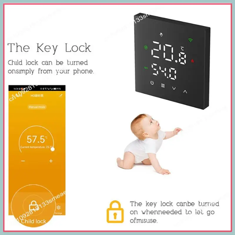 

N94R Tuya Wi-Fi умный термостат умный газовый котел контроллер температуры отопления переключатель для Google Home Alexa Alice B