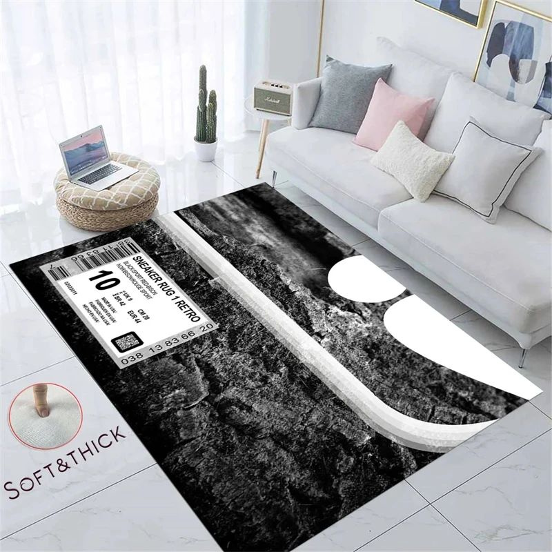 Alfombra de zapatilla moderna de 32 piezas para decoración de dormitorio y área de ocio, alfombrilla suave antideslizante, Ideal como decoración de caja de zapatos de regalo de cumpleaños