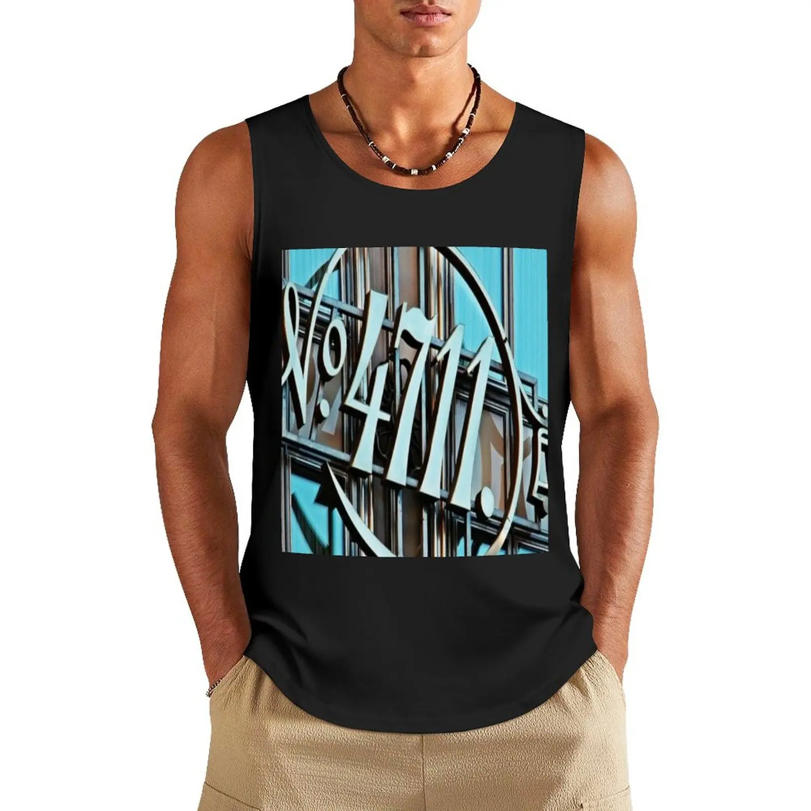 Gate No.4711 Tank Top running shirt underwear gym t-shirts vests for men