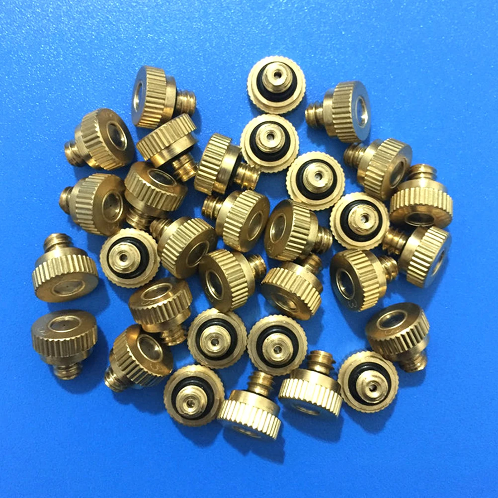 

10pcs Nozzles Low Pressure Garden Sprinkler Durable Lead-free Brass Stainless Steel Water Saving Fits Cooling