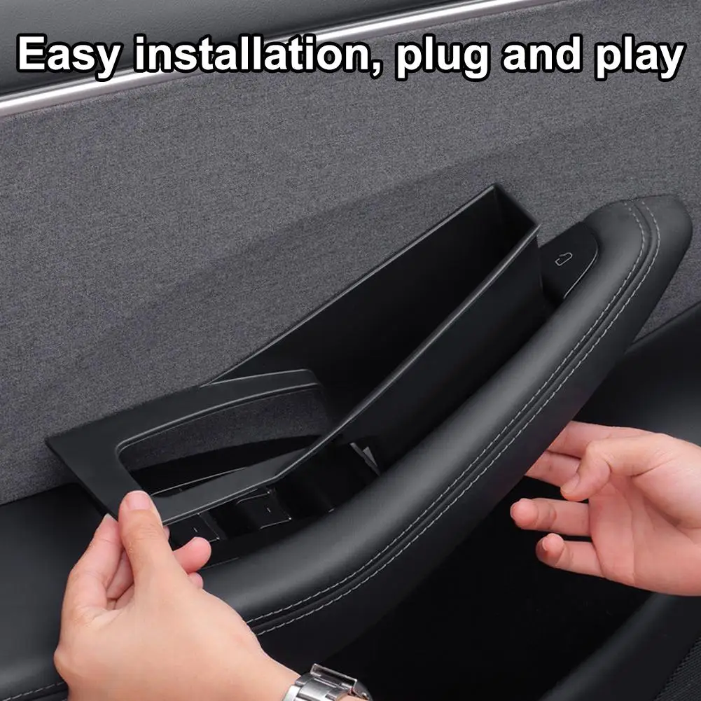Für Tesla Model Y/YL Juniper 2025+ Türgriff-Aufbewahrungsbox Vorder- und Hintertür-Aufbewahrungsbox Organizer Fach Zubehör – Detail 5