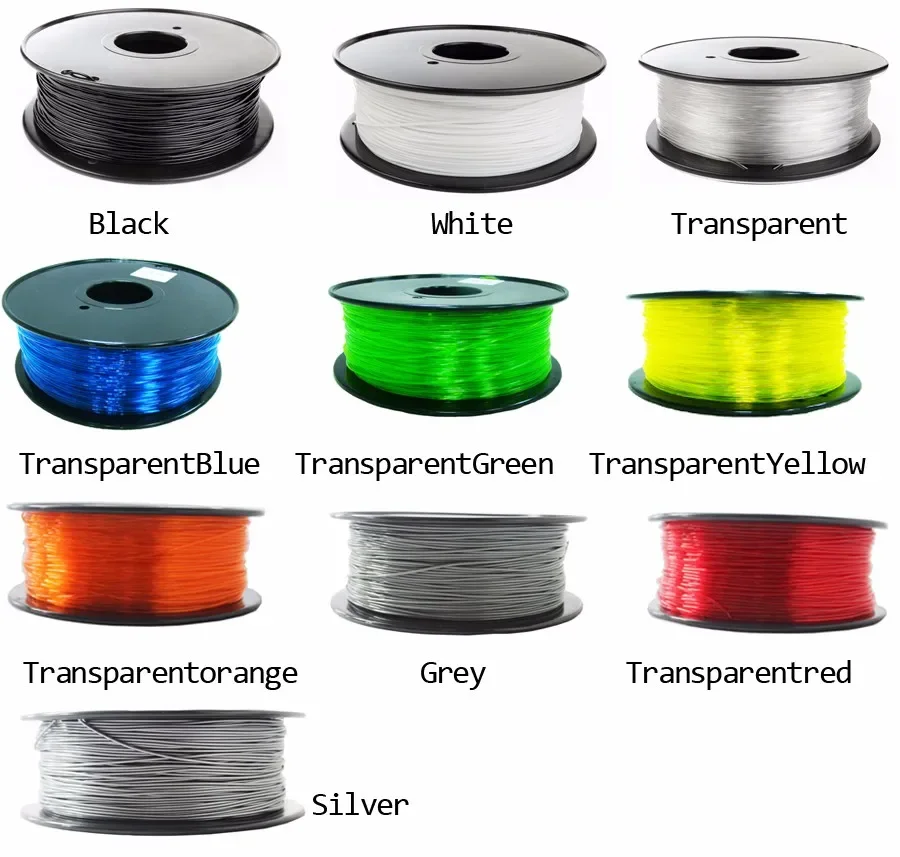 

1.75mm PETG filament 1kg/500g good quality plastic filament PETG 3d printing high strength 3d printer filament