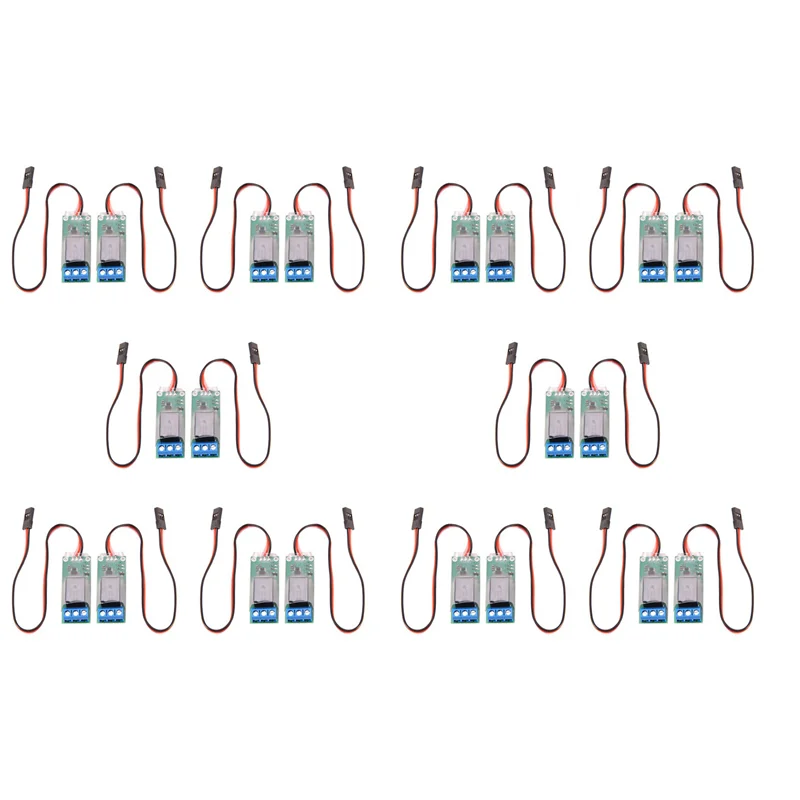 AA08-20PCS RC PWM Interruttore relè elettronico per aereo RC Modello fai da te Luci di navigazione Controller Interruttore K1 universale
