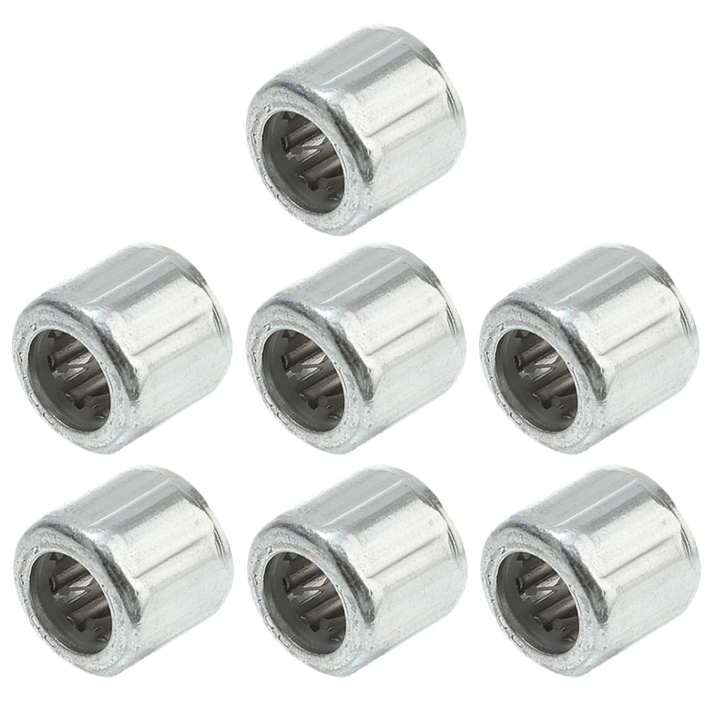 

7 Pcs Bearing Needle Roller Thrust Bearings for Caster Steel Ball Silver Washer