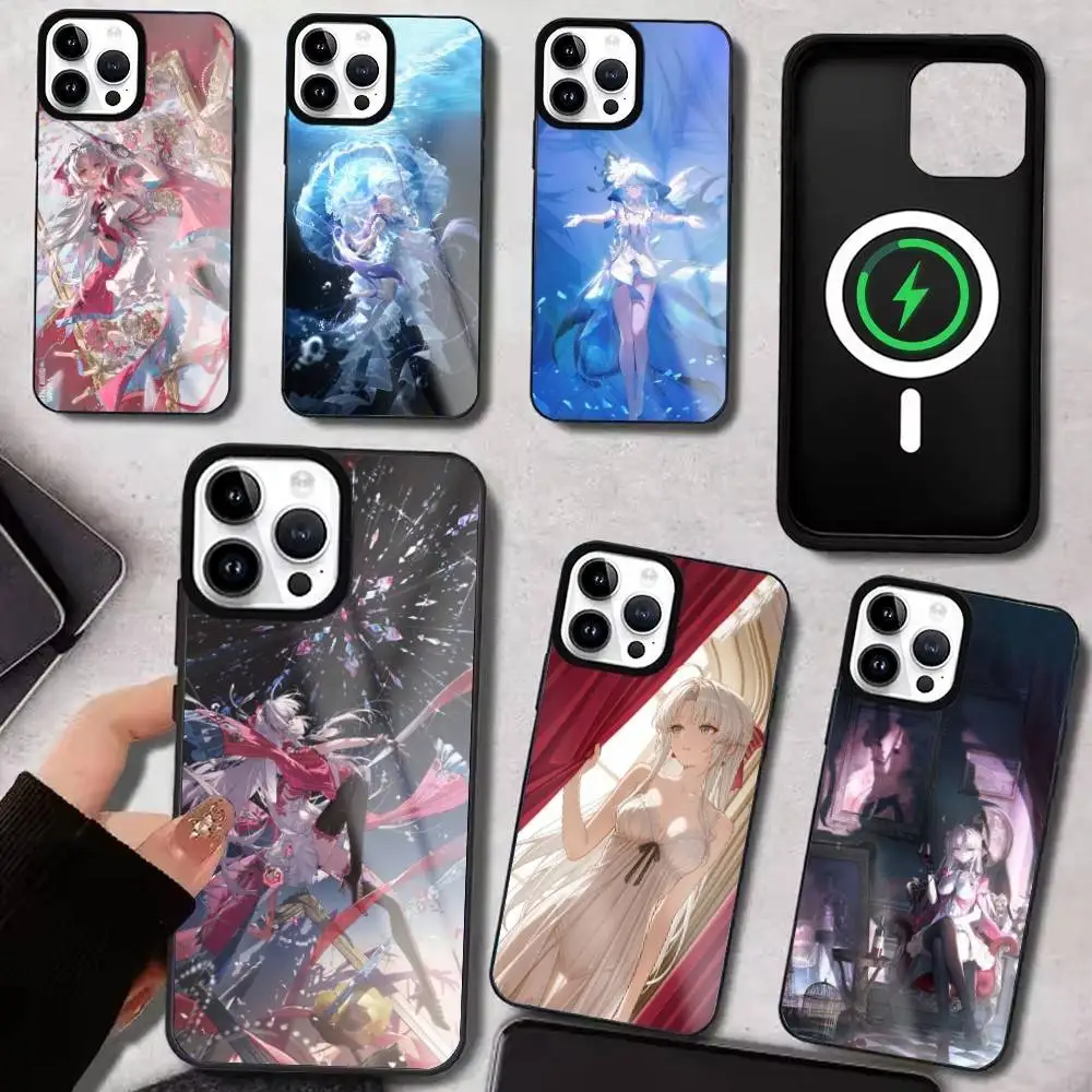 Casing Ponsel Wu-thering C-Carlotta W-Waves Untuk iPhone17,16,15,14,13,12,11 Plus,Pro Max Untuk Pengisian Daya Nirkabel Magsafe