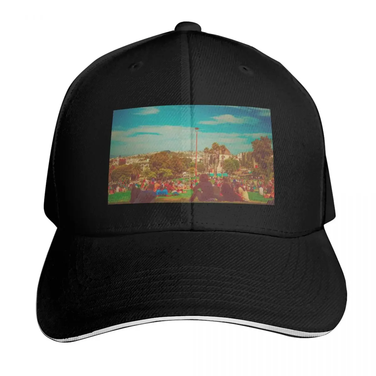 

I left my heart in San Francisco, Dolores Park Baseball Cap Gentleman Hat Hat Man For The Sun sun caps Hat men Mens Caps Women's