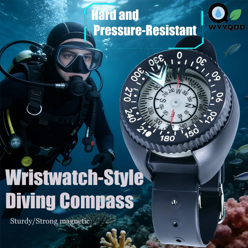 

Wrist-Mounted Corrosion-Resistant Compass – Emergency Gear for Diving,Mountaineering,Hiking&Strong magnetic Outdoor Exploration