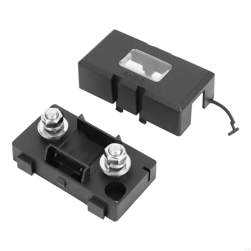 M76E Kfz-Sicherungshalter-Set zum Anschrauben mit 2 Metalllaschen zur Kabelreparatur – Detail 9