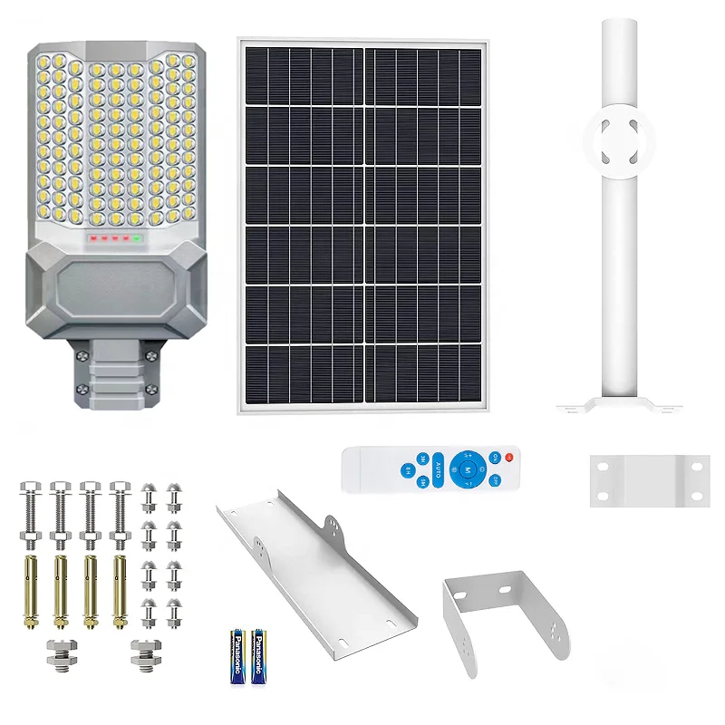 Smart Interconnect Economical Practical Split Solar LED Street Light IP65 Waterproof 200W Monocrystalline Silicon Die-casting