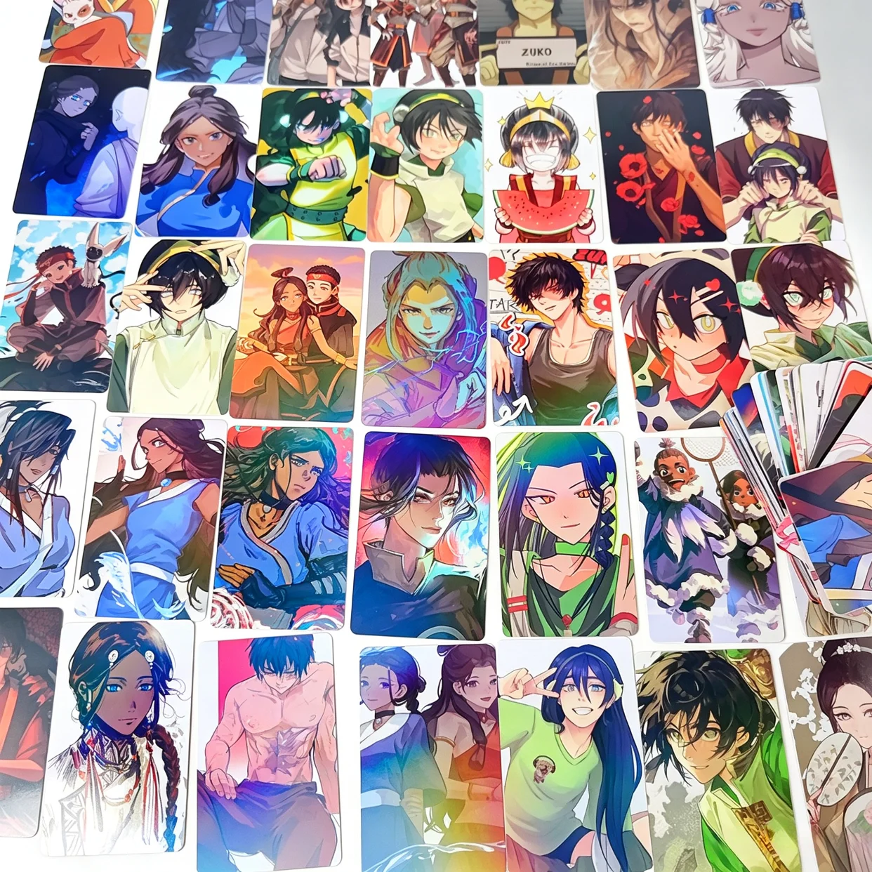 100 Pc/set Avatar The Last Airbender Holographic Lomo Card Album Comic Characters Photocard Fans Collection Cards