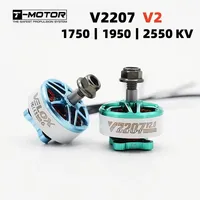 T-Motor Velox V2207 V2 2207 1750KV 1950KV 5-6S / 2550KV 4S Brushless Motor for FPV Racing Drone Quadcopter Freestyle RC Parts