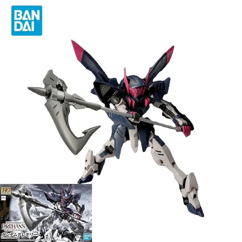 Bandai Original Gundam Anime Figure HG IBO 1/144 Gundam Germory Action Figure Assembly Model Toys Collectible Gifts for Kids