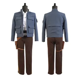 Movie Guerre Stellari Han Cosplay Costume Coat Pants Accessories Full Set Imperial Officer Role Play Uniform Suit Halloween