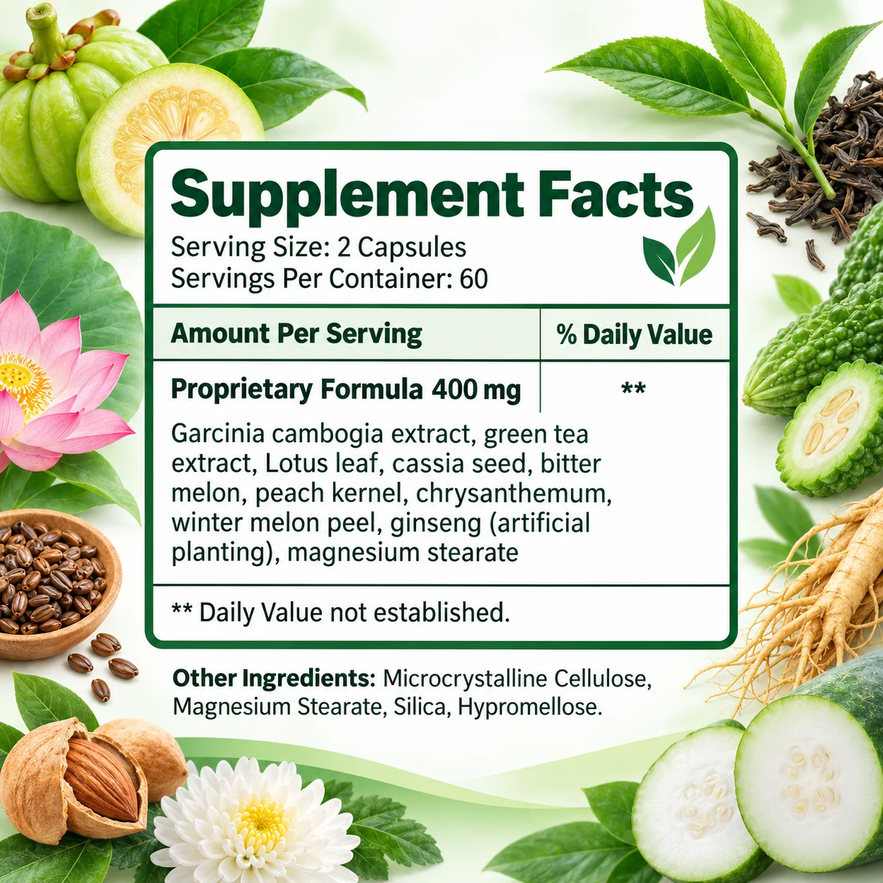Weight Control Slim Plus Capsules - Weight Management, Boost Metabolism, Maintains Vitality and Well-being, Increase Energy