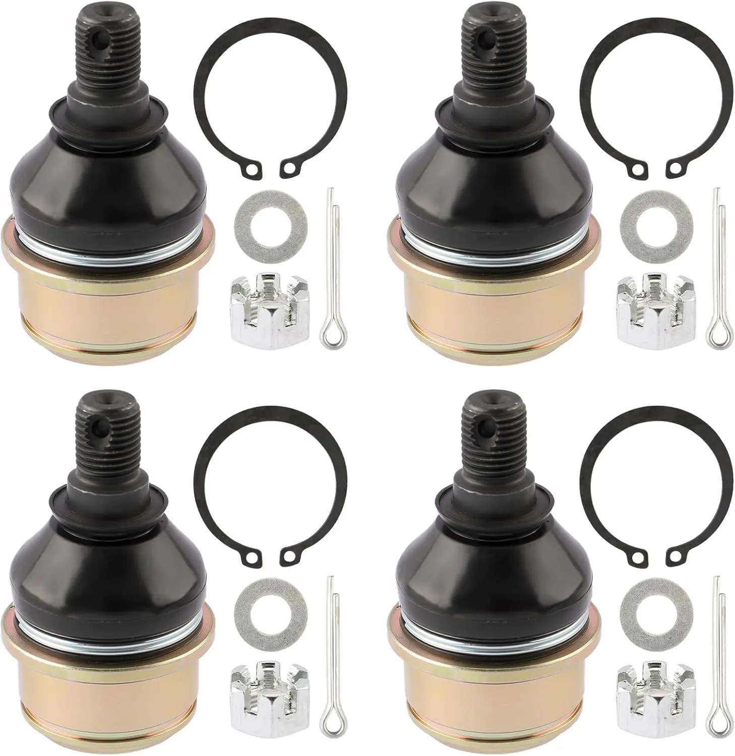 

Комплект верхних и нижних шаровых опор для Honda TRX420 450 500 Foreman Rancher Rubicon, замена 51375-HP5-601, 51355-HN0-A01, 51355-HN0-A00