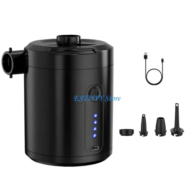 

G6DE 5200mAh USB Rechargeable Air Pumps High Efficiency Portable Electric Pumps for Inflatable Mattress Pool Toy Camping