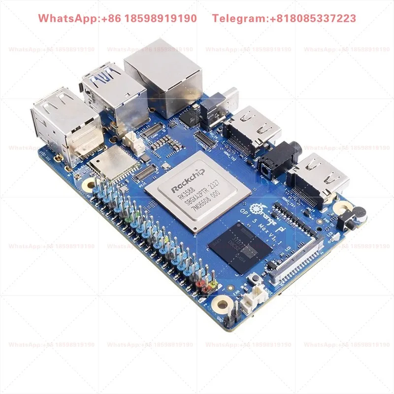 Orange Pi 5 Max 8GB / 16GB RAM Single Board Computer LPDDR5 RK3588 Chip 2.5G LAN WiFi+BT Orange Pi 5MAX Development Board