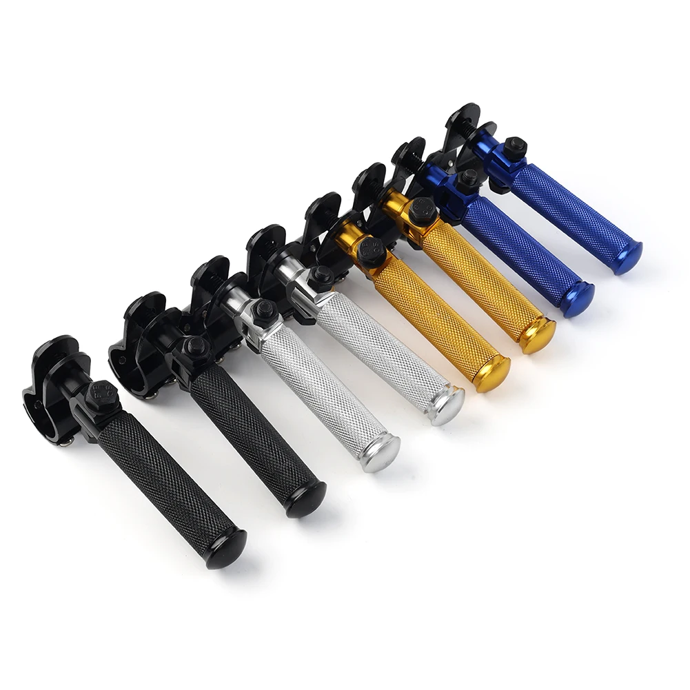 Aluminum Alloy Universal Motorcycle CNC Foot Pegs Footrest Racing Pedal Folding