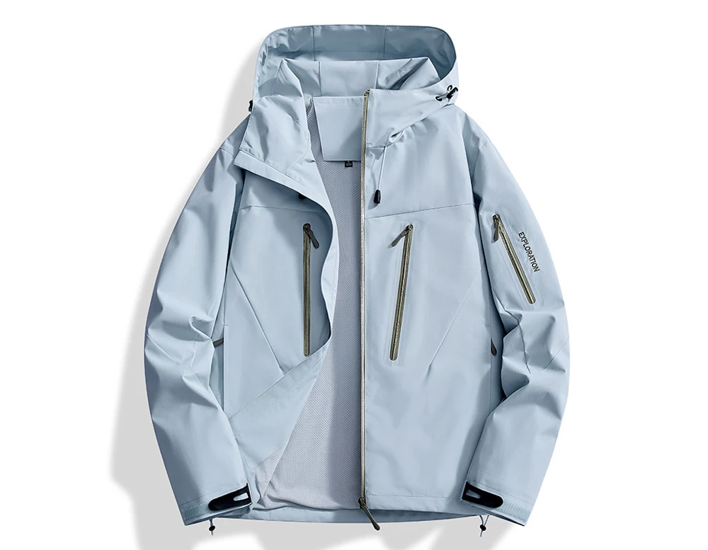 Spring Autumn Men's Climbing Waterproof Jackets Outdoor Men Hiking Rain Coats Men Sports Breathable Windbreaker Jacket Clothing