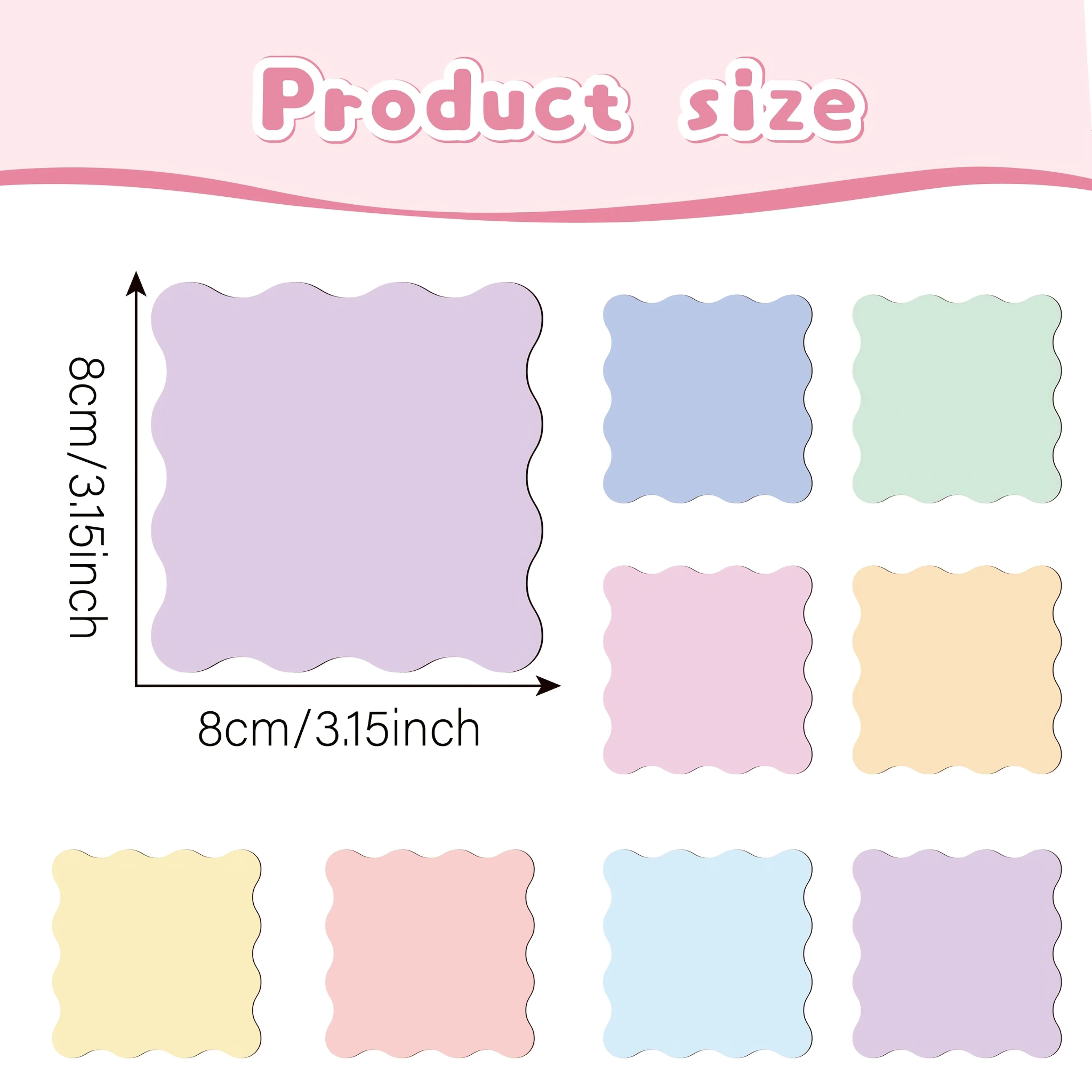 36 Piece Set of Reusable Whiteboard Magnetic Labels, 3.15 X 3.15 Inches, with 4 Whiteboard Pens, Back To School Season