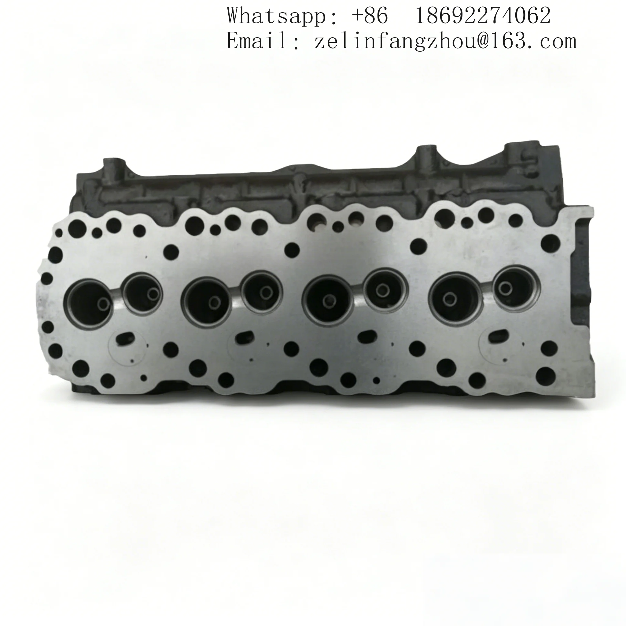2L Cast Iron 4 Cylinder Diesel Engine Cylinder Head Assembly Replacement for Toyota Hilux Hiace Heavy Duty