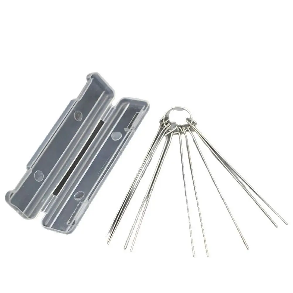 Stainless Steel Gas Stove Nozzle Cleaning Needle Precision Jet Tip Dredge Tool For Kitchen Burner Maintenance Jet Clearing