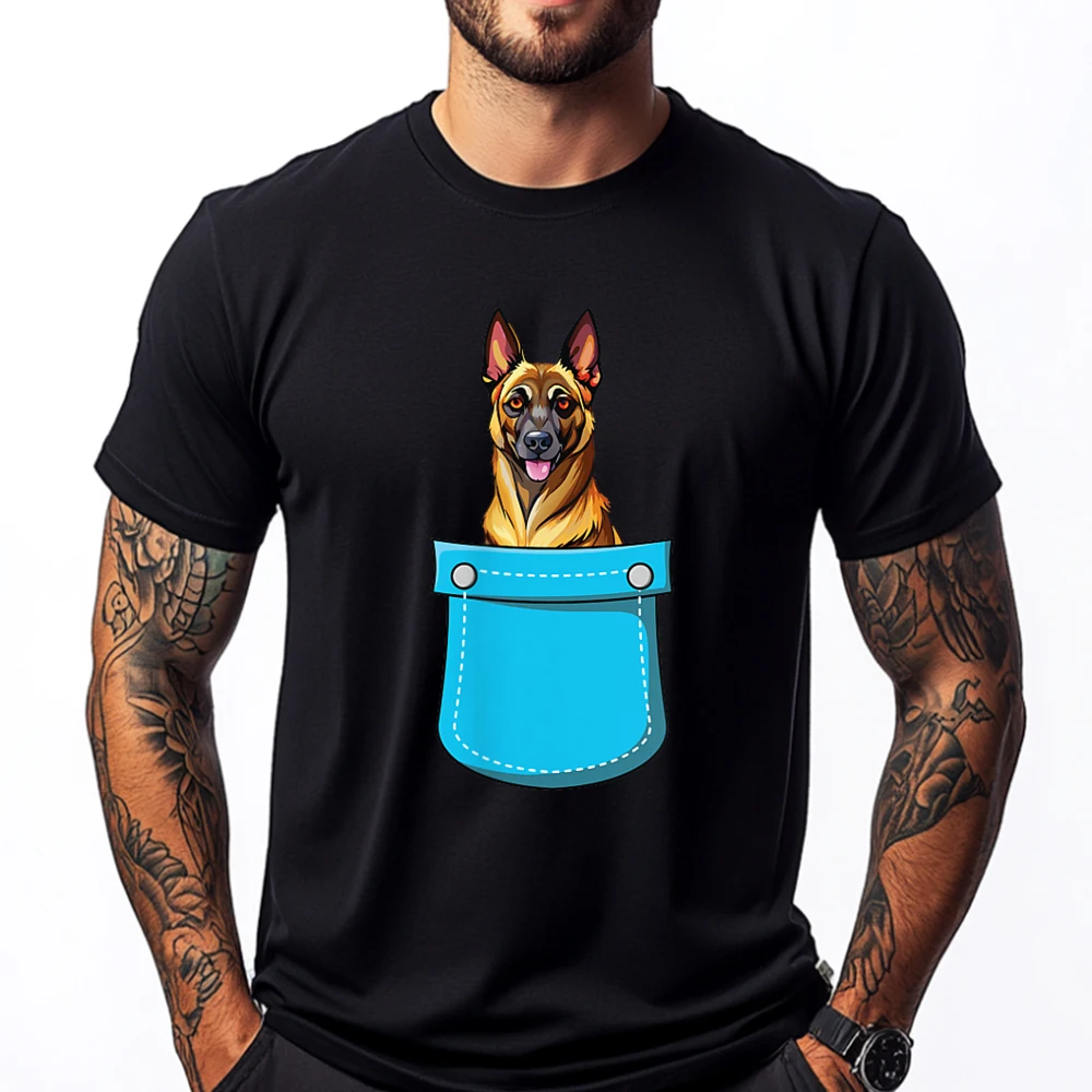 

Belgian Shepherd Dog Lover Funny Belgian Malinois Graphic Tee Shirt Casual Short SleeveTee Gift Idea
