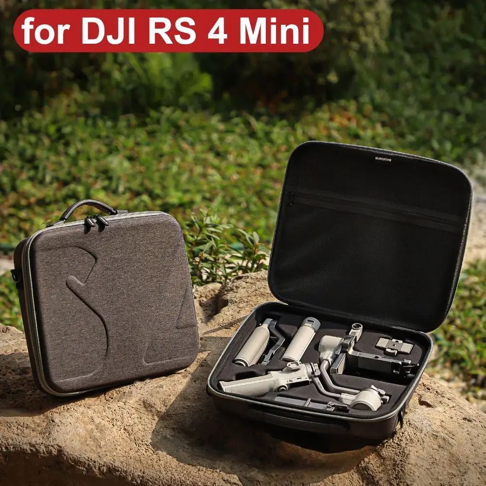 

Anti-Scratch Gimbal Combo Carrying Case Anti-fall Shockproof Storage Protective Bag with Shoulder Starp for DJI RS 4 MINI