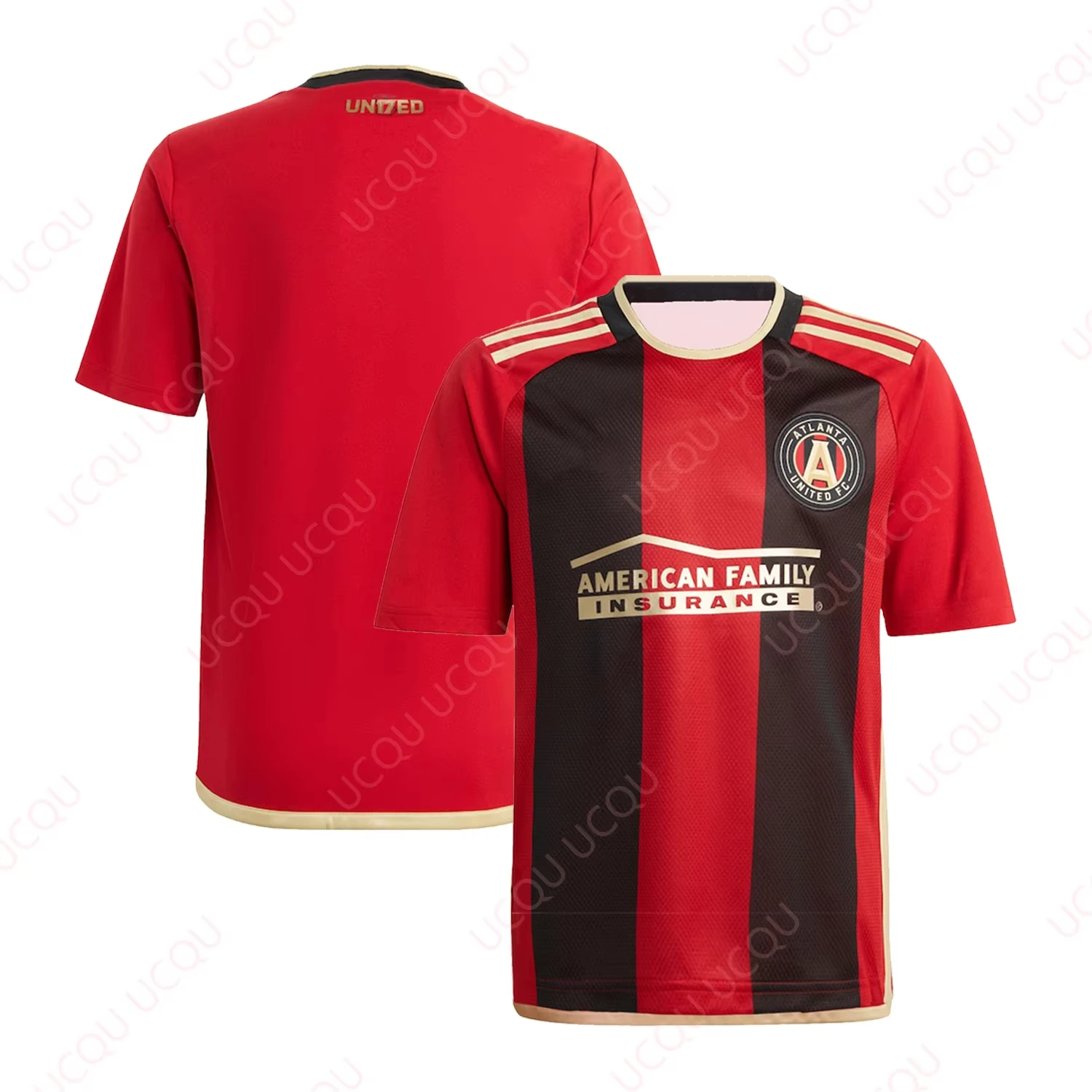 

Домашний трикотаж Atlanta United 24-25, новейший быстросохнущий трикотаж для улицы, летняя классическая футболка для взрослых и детей, свободный трикотаж для тренировок