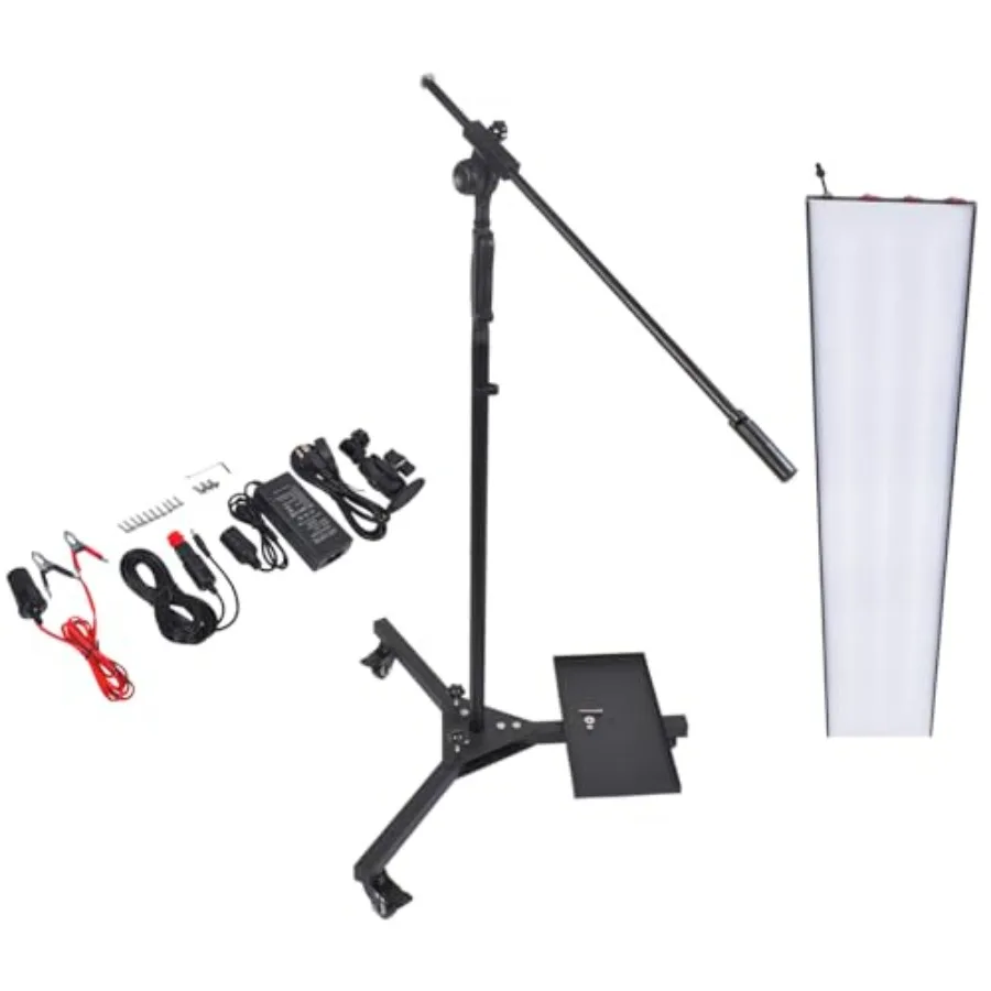 ไฟสะท้อนแสงสำหรับซ่อมรอยบุบแบบไม่ทำสี พร้อมแถบไฟ LED ขนาด 92x18 ซม. สำหรับการซ่อมรอยบุบอย่างแม่นยำ