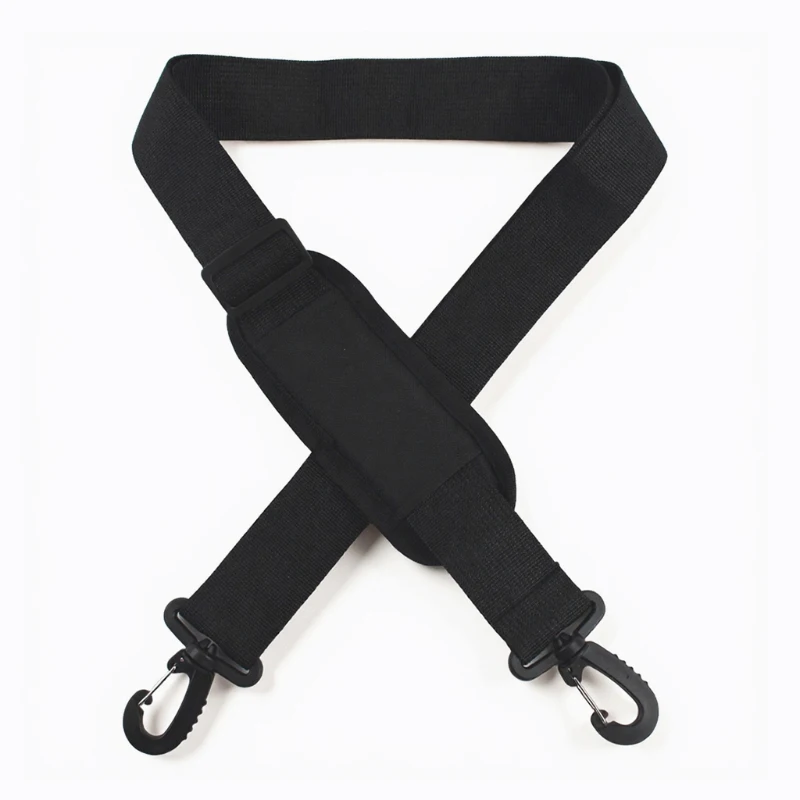 1/2/5Pcs 90-160cm Adjustable Shoulder Strap Replacement for Travel Luggage Crossbody Bag Backpack Nylon Webbing with Metal Hooks