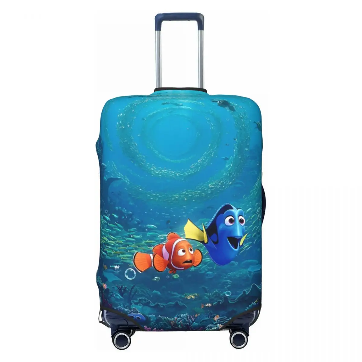 

Custom Finding Nemo Luggage Cover Elastic Travel Suitcase Protective Covers Fits 18-32 Inch