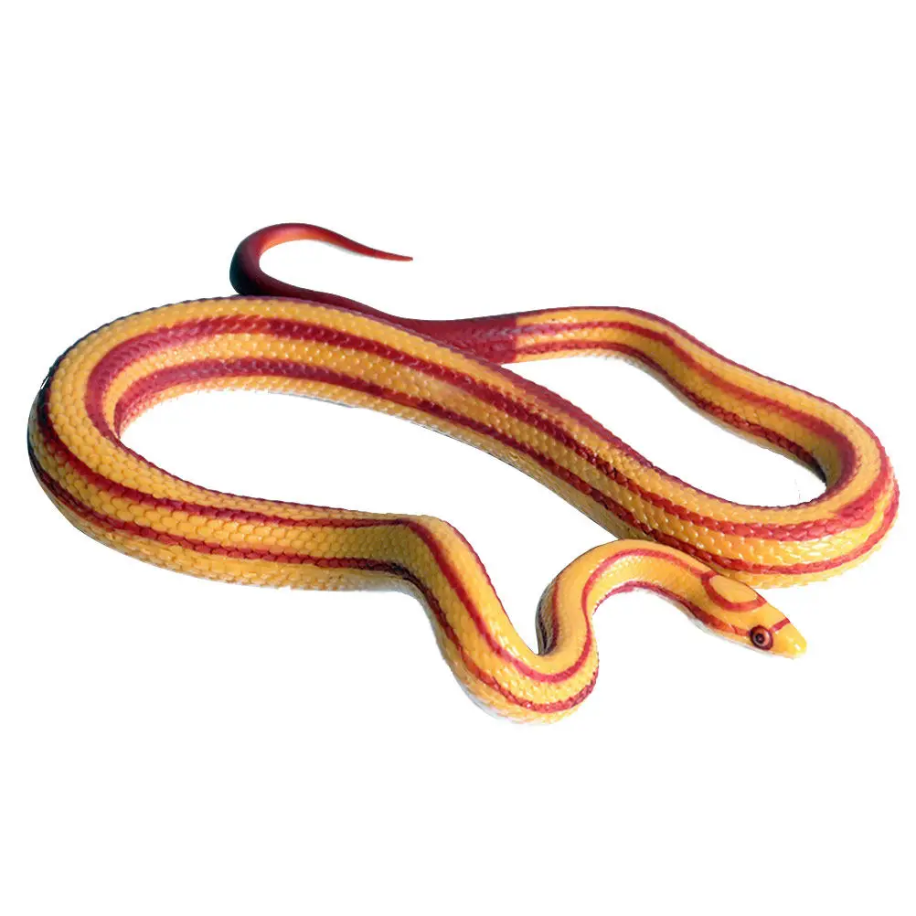 Vivid Color Fake Snake Prop Night Visible Lifelike Texture Scary Prank Essential for Halloween April Fools Day Haunted House