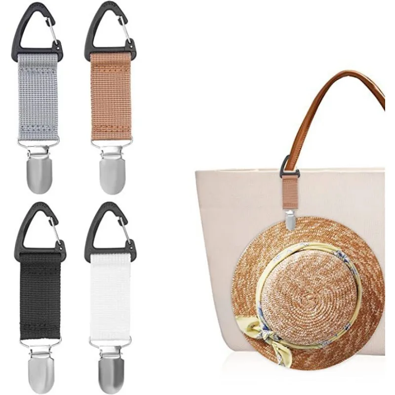 Outdoor-Reise-Strohhut-Clip. Tragbarer Hut-Begleit-Taschen-Clip. Mehrzweck-Handschuh-Organizer für den Außenbereich