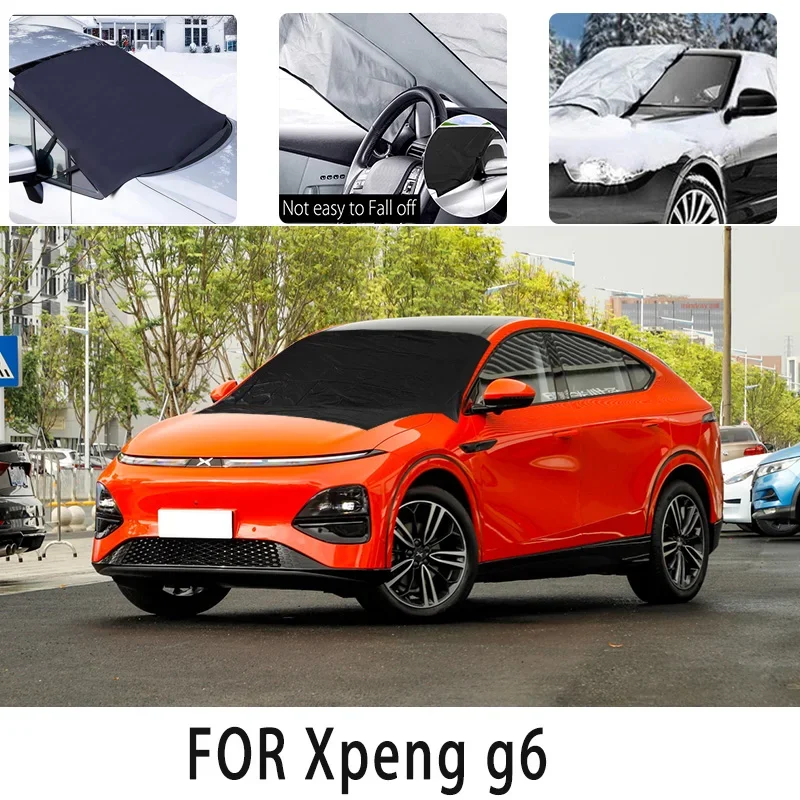 

Carsnow cover front coverfor Xpeng g6 snowprotection heat insulation shade Sunscreen wind Frost prevention car accessories