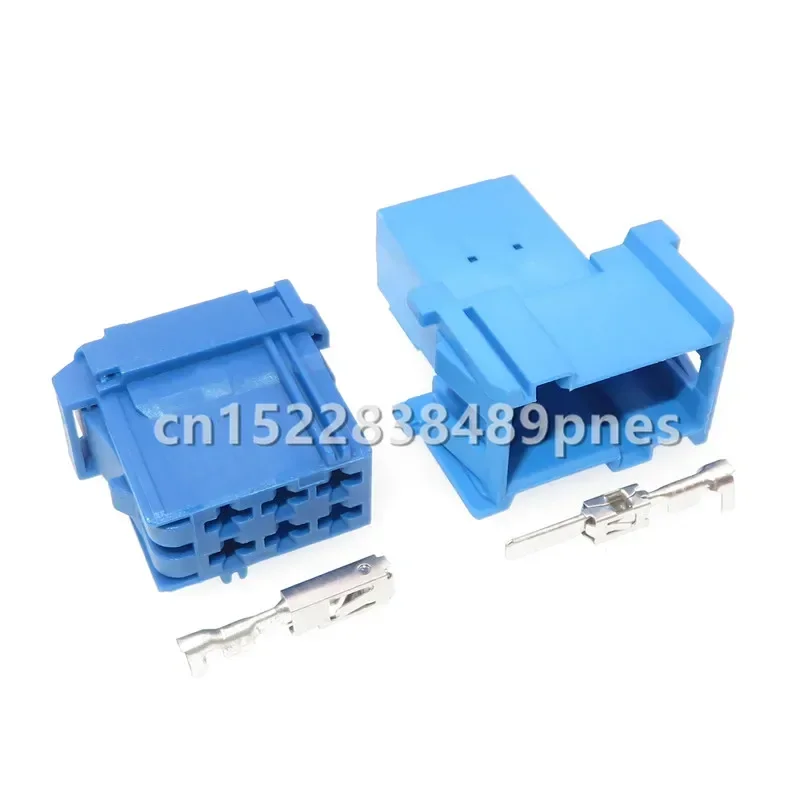 6 Pole 1-965641-1 8-968970-1 Blue Auto Male Female Docking Wiring Terminal Unsealed Wiring Harness Connector Car Parts