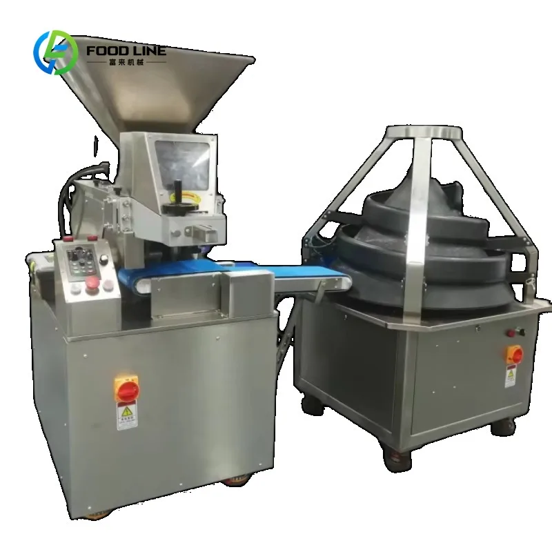 Customized 15 to 1000 Grams Electric Pastry and Bakery Cookies Pizza Round Dough Ball Divider Cutting Machine