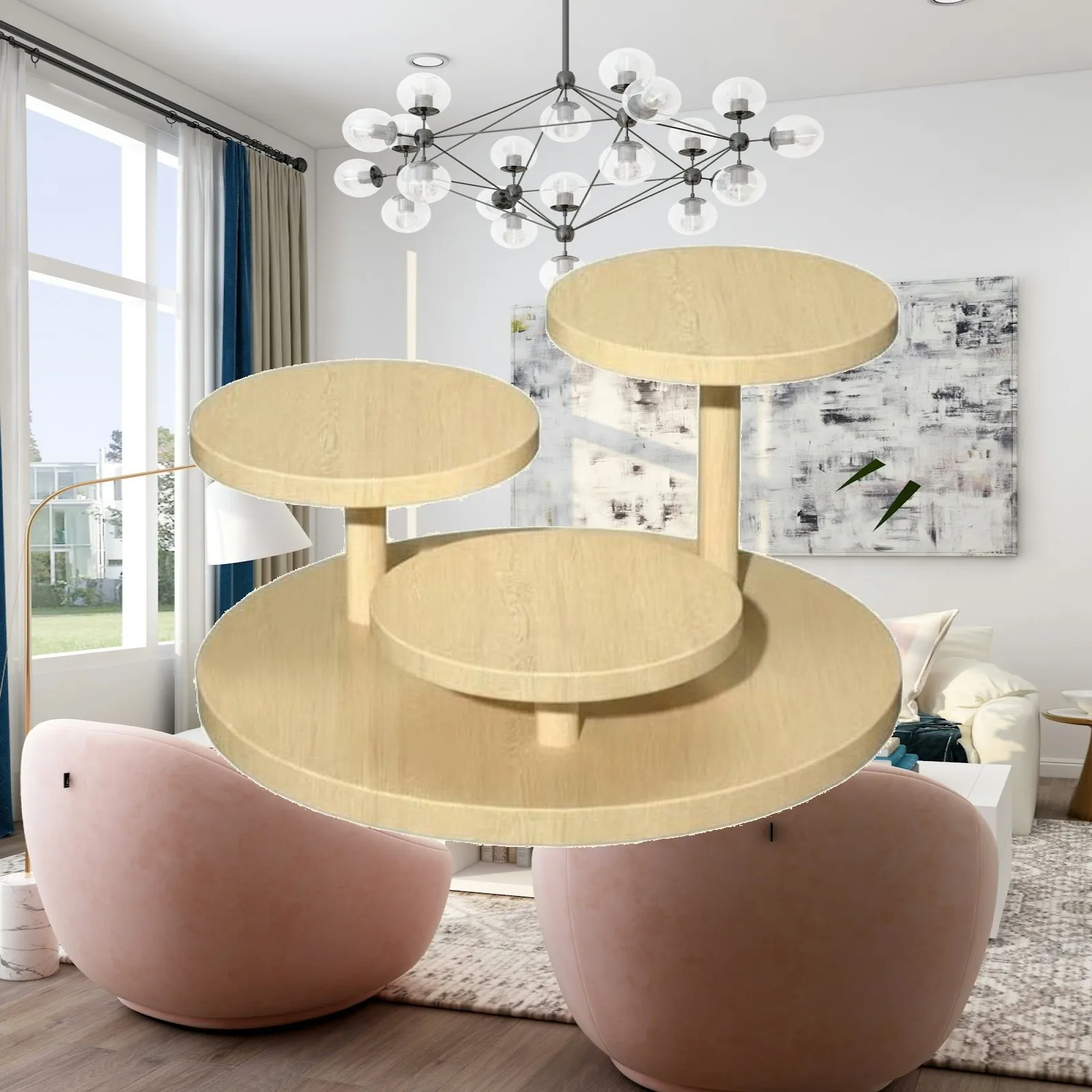 Single-Piece Backrest Cushion Warm Soft Cartoon Chair Pillow Extra Thick Tufted Seat and Back Pad for Women, Students, Bedroom,