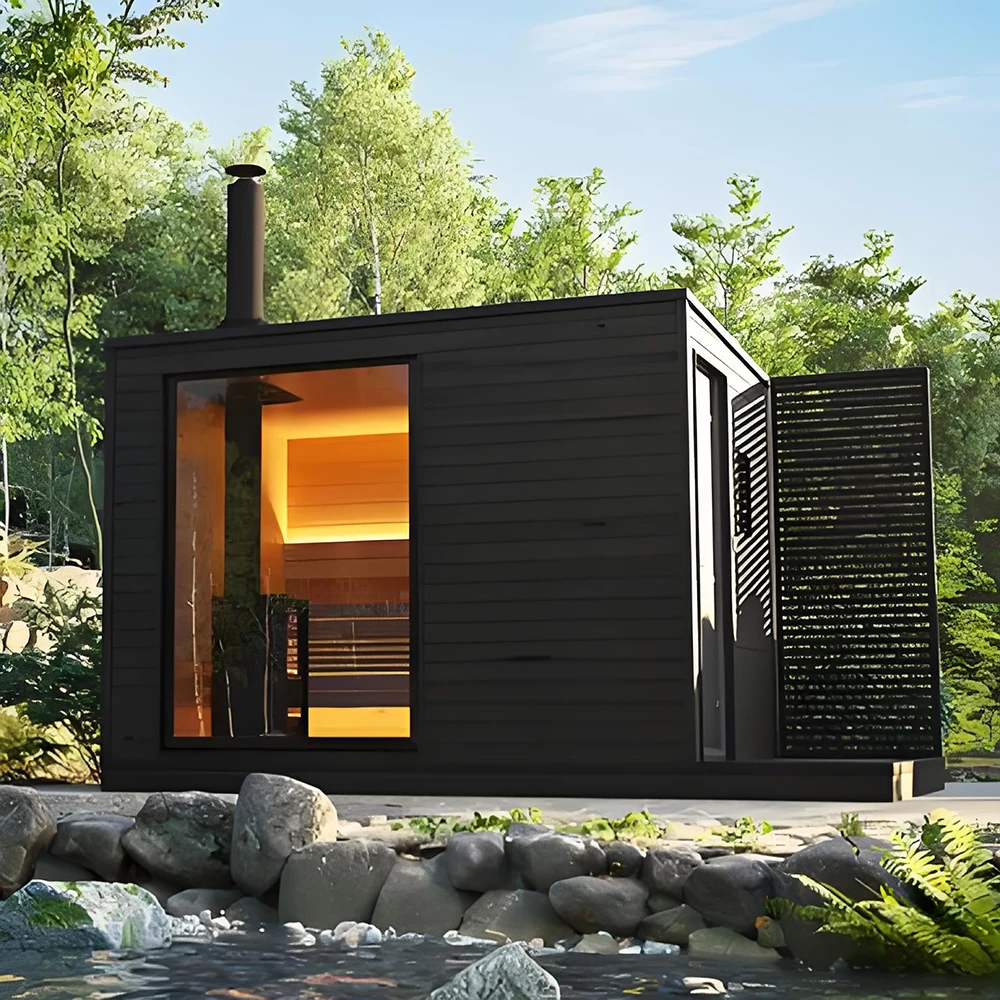 High-quality Solid Wood Saunas, as Well as Traditional Outdoor Saunas and Modern Luxury Saunas, Are Selling Well.