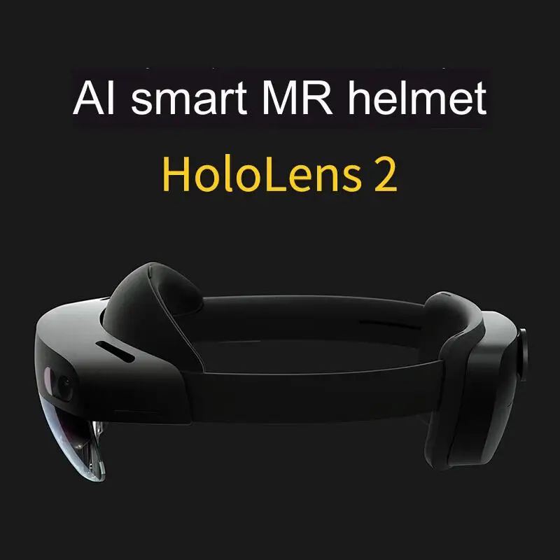 HoloLens2-MR Desenvolvimento Headset, Reconhecimento Gestual, Sensor de Profundidade de Campo TOF, Capacete Inteligente AI, Imagem Holográfica, SDK