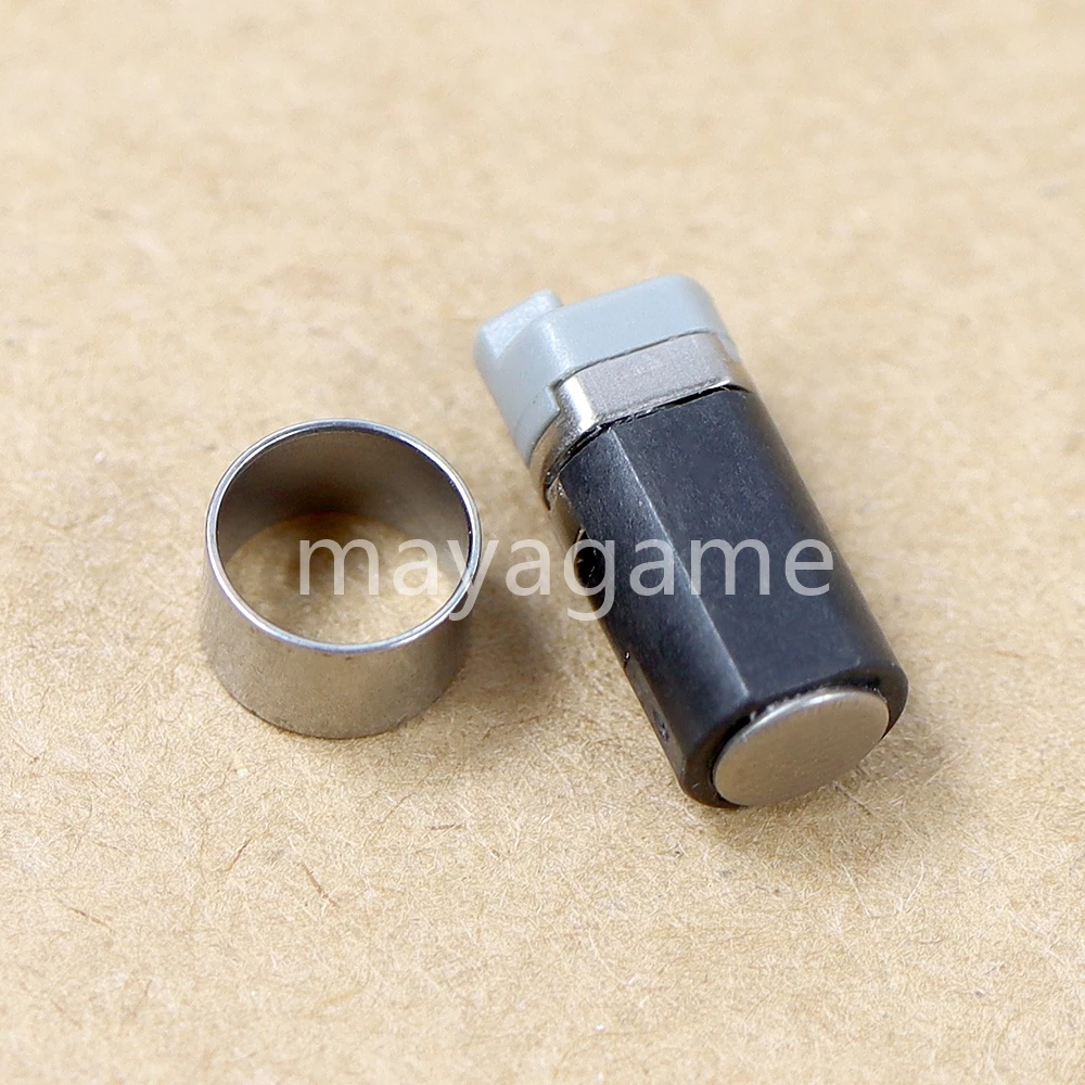 20 conjuntos de peças de eixo de substituição para novo eixo 3ds dobradiça eixo anel de aço reparo de console de jogos