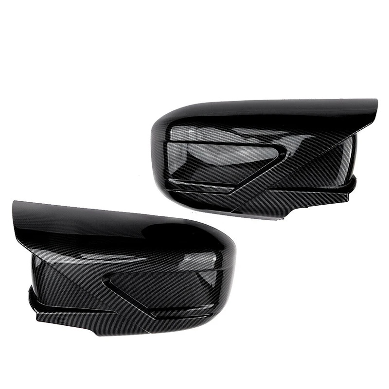 

2Pcs Carbon Fiber Style Door Wing Mirror Cover Cap Fit for Honda Accord